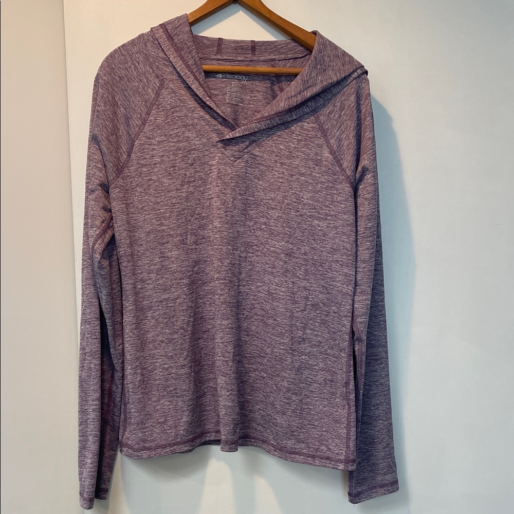 Ideology long sleeve hoodie shirt